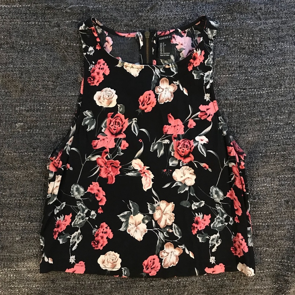 Floral Cropped Blouse